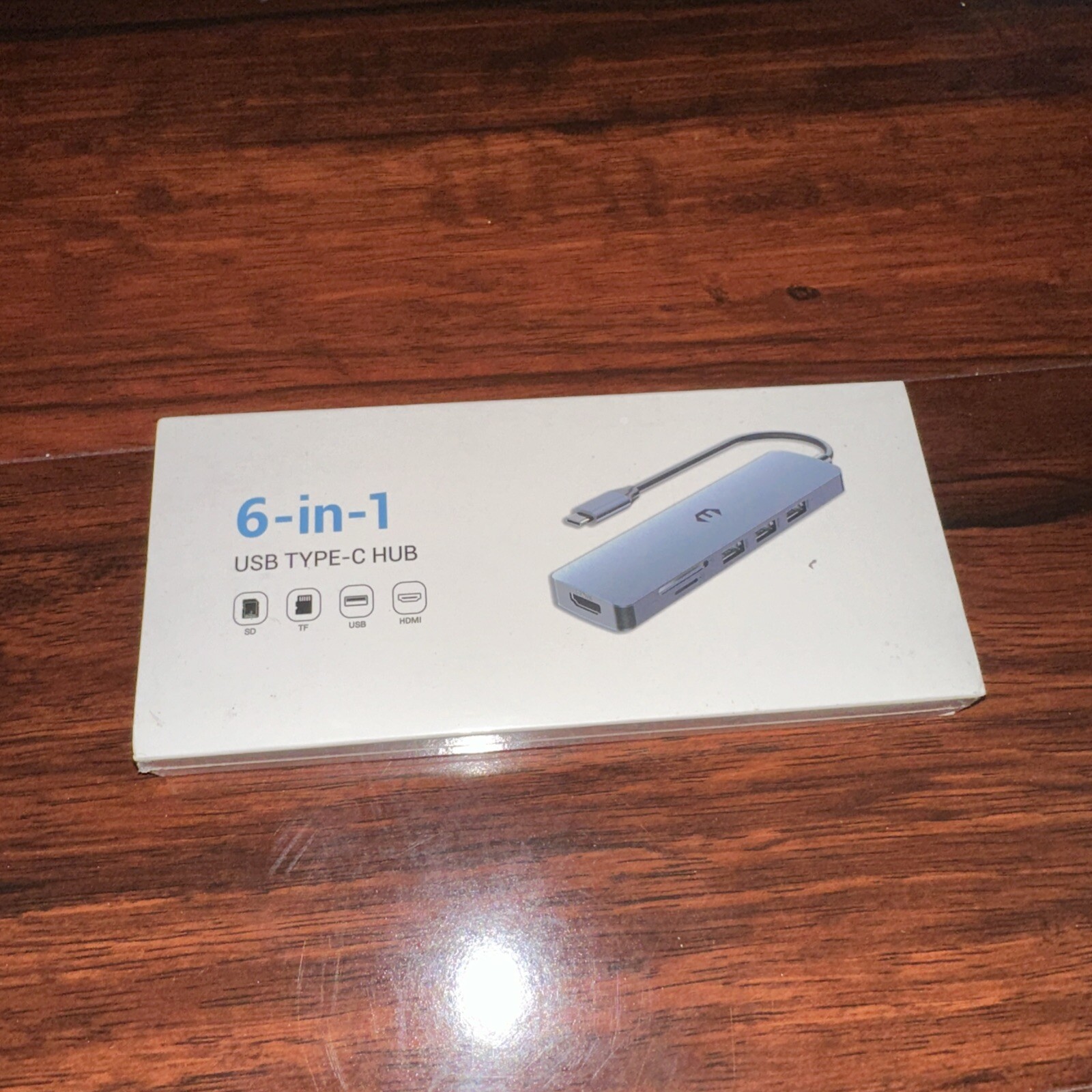 6 In 1 USB Type C Hub  - NEW