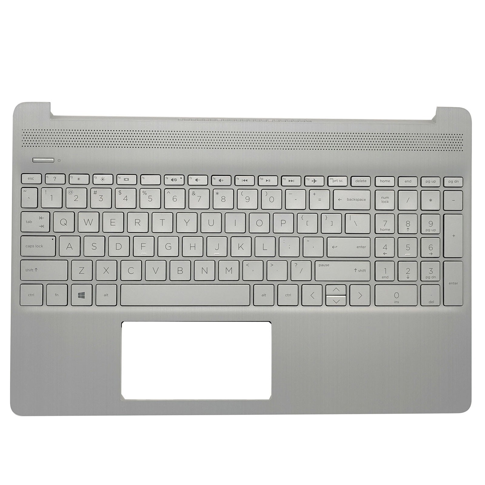 New For HP 15-DY 15T-DY 15-EF Palmrest Non-Backlit Keyboard Silver M17184-001 US