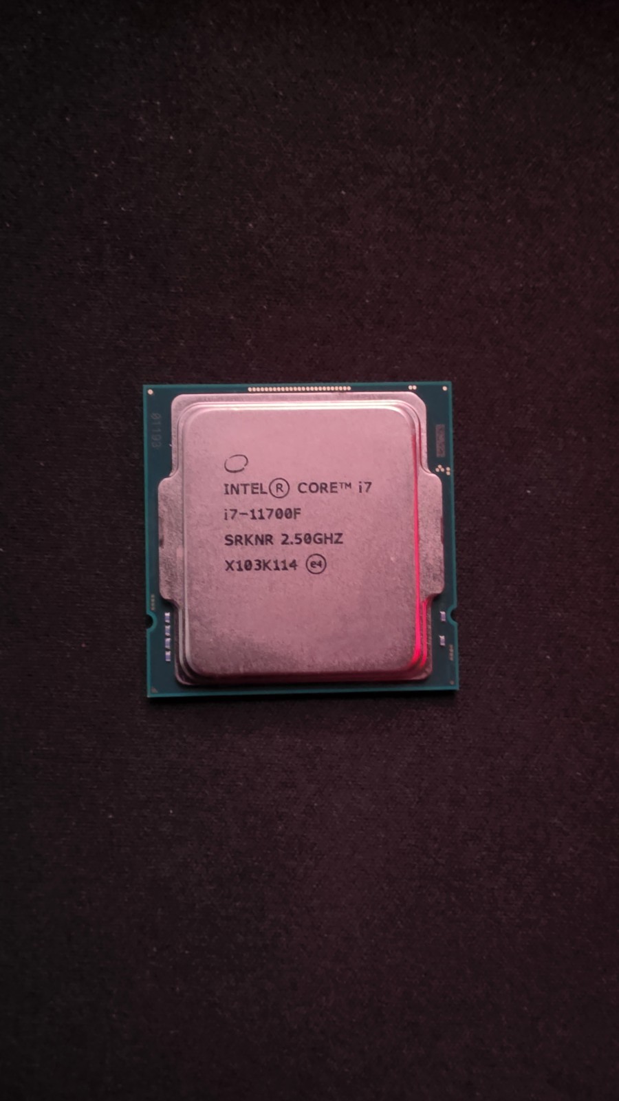 Intel I7-11700F Desktop Processor 8 Cores, 16 Threads, 4.9 GHz, LGA1200