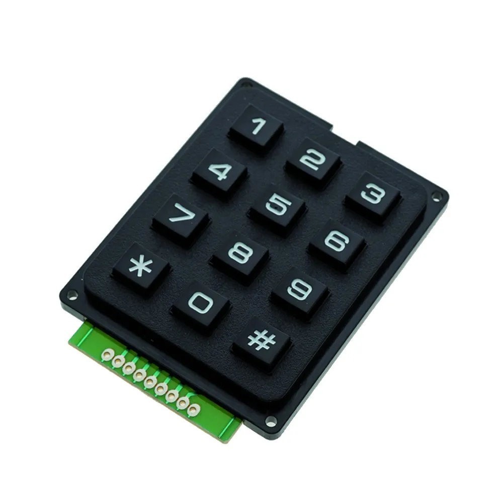 Keyboard Modules With 12 Keys 3x4 Push Buttons External Keypad For MCU