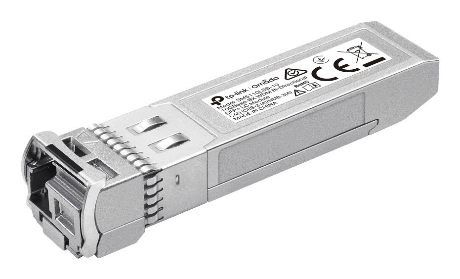TP-LINK OMADA 10GBASE-BX WDM BI-DIRECTIONAL SFP+ LC MODULE SINGLE-MODE 10KM 3YR