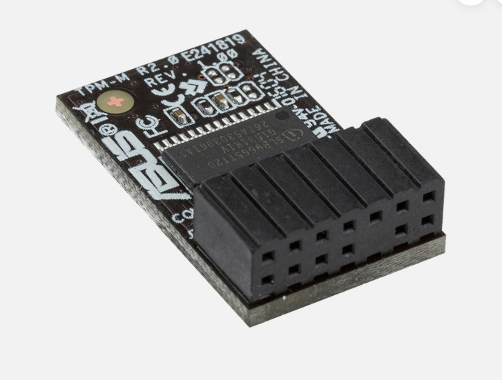 ASUS TPM-M R2.0 TPM 2.0 Module (14-1 Pin) Trusted Platform Module LPC
