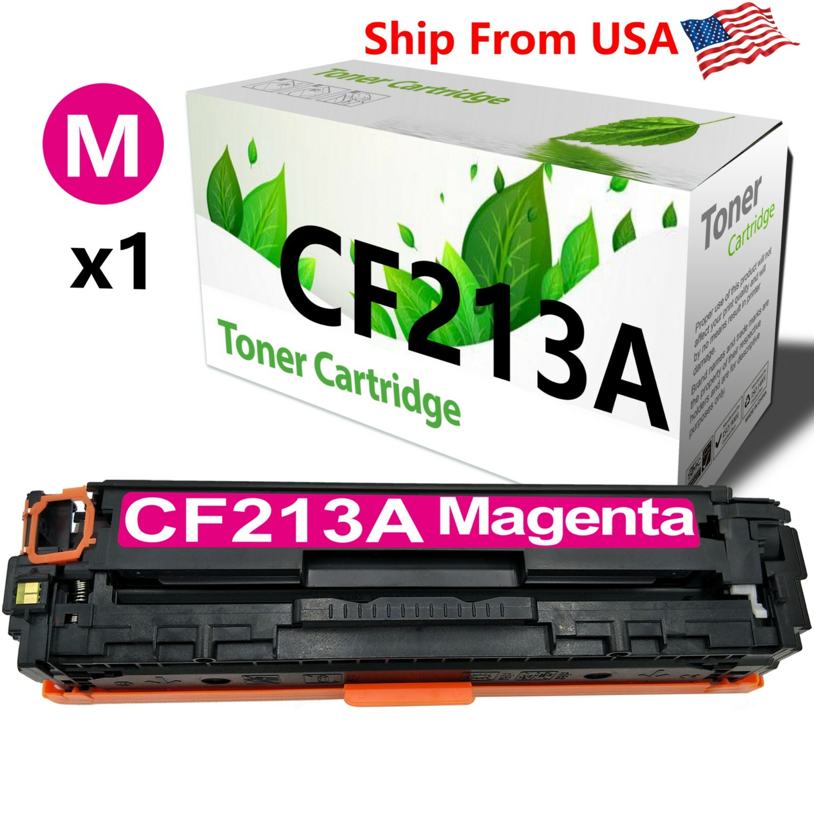 1PK CF213A 131A Toner Cartridge for Color MFP M251n M276nw Printer