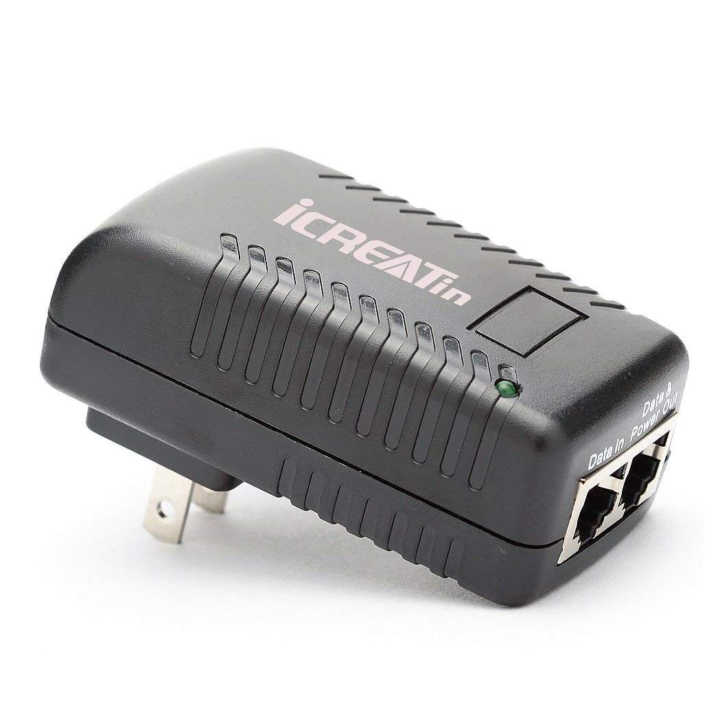 Wall Plug POE Injector with 48v Power Supply 802.3af for Most Cisco/Polycom/A...