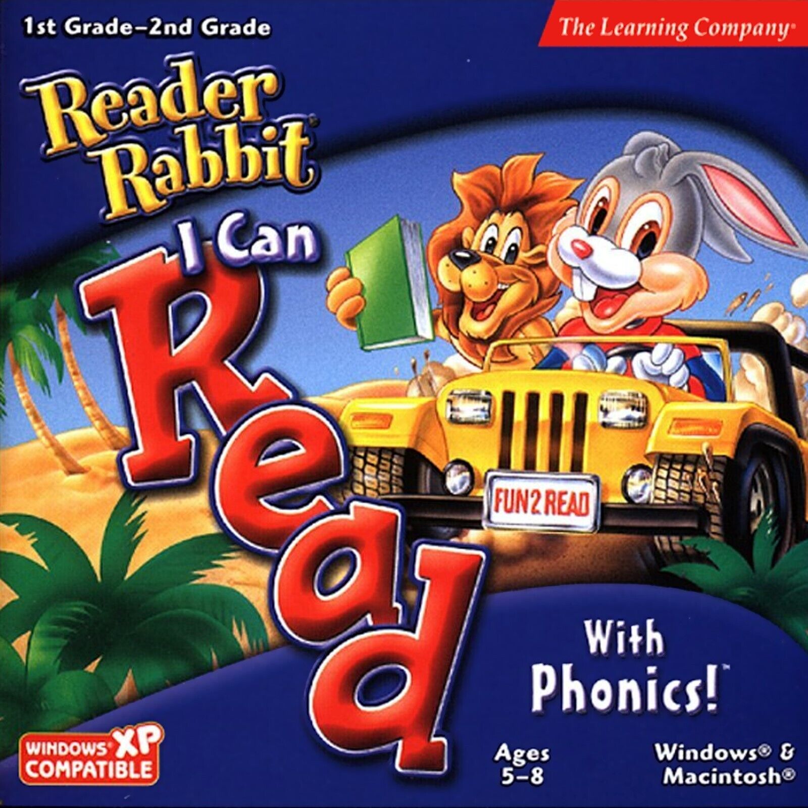 Reader Rabbit I Can Read With Phonics 1st & 2nd Ages 5-8 Learning Company Sealed
