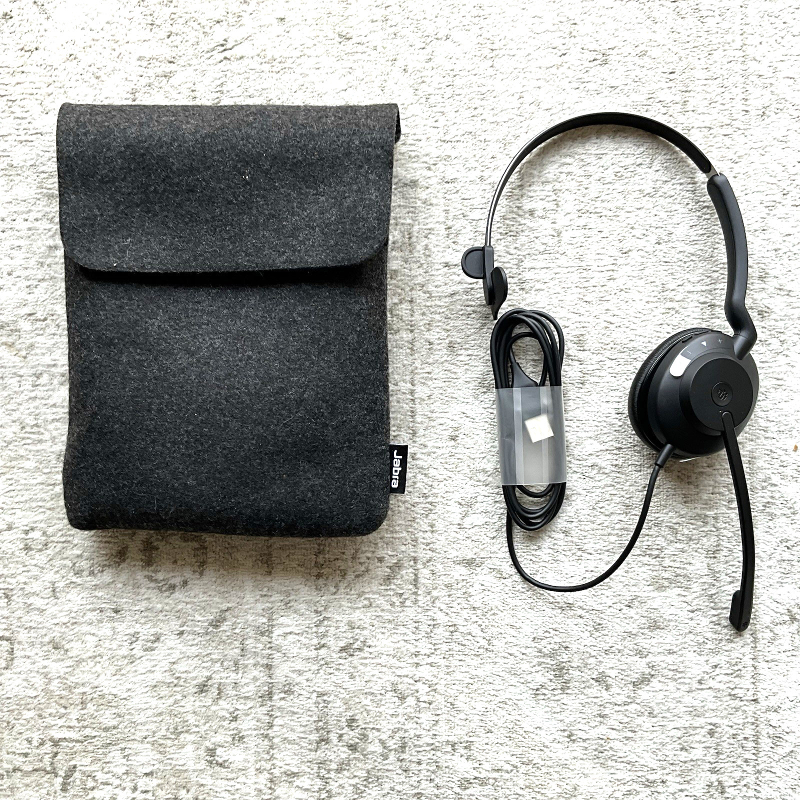 Jabra USB TJI Headset and Soft Case