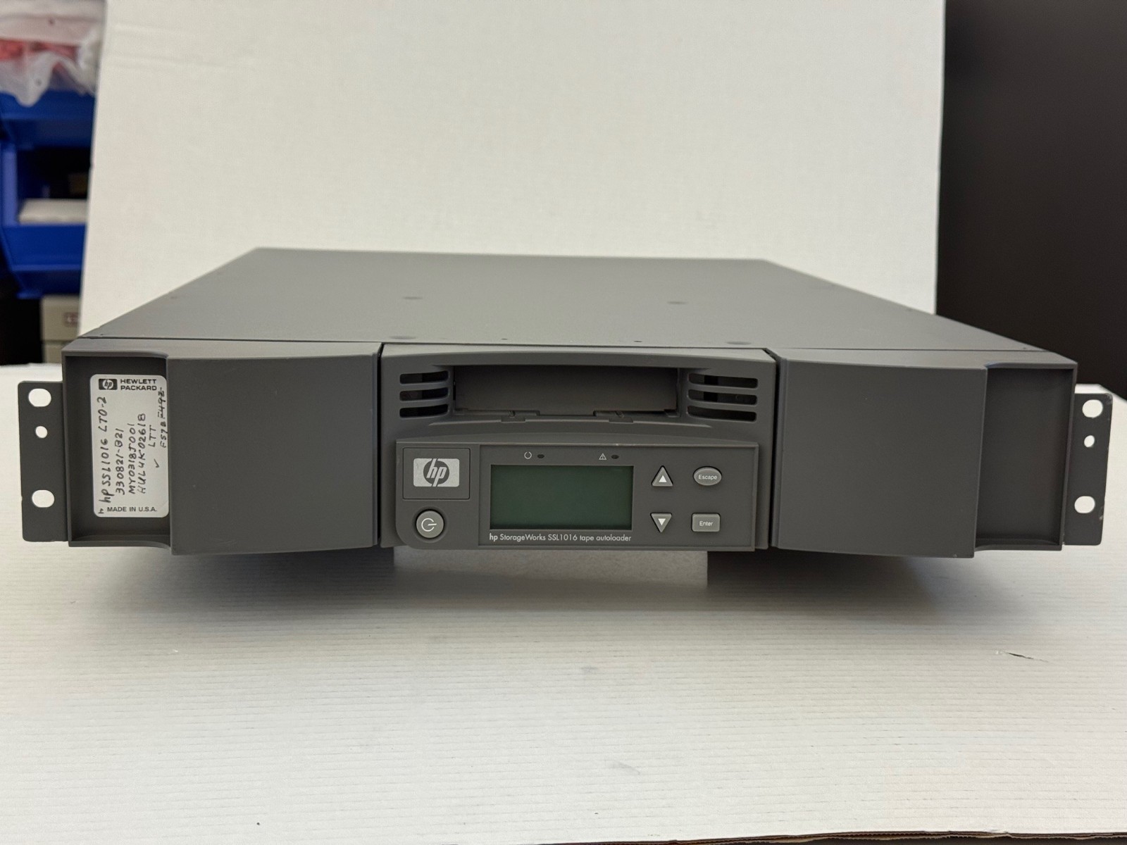 hp StorageWorks SSL1016 Ultrium460 LTO-2 Autoloader, Tested 2-Magazines Refurbed