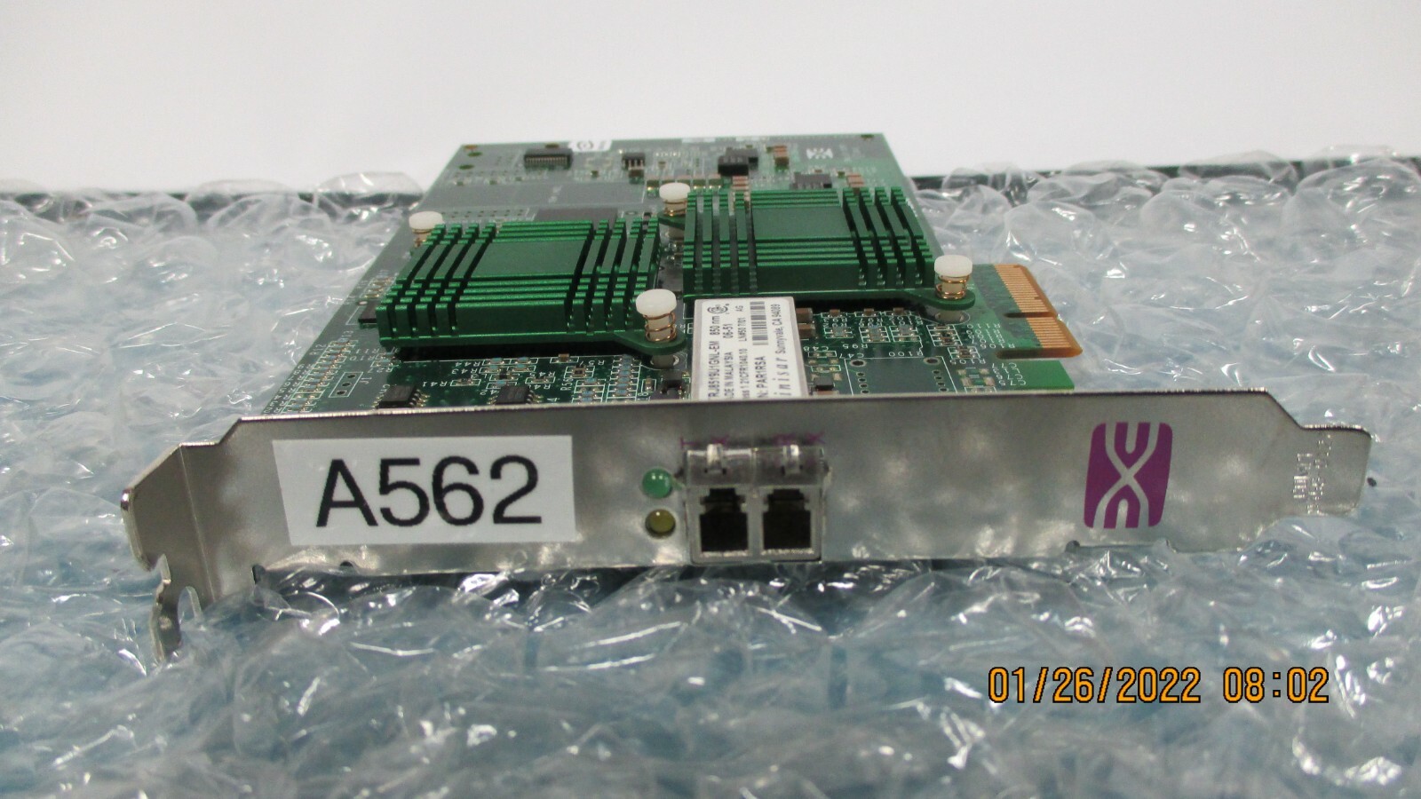 Dell 2GB PCI-E Express Fiber HBA LP1050EX-X Host BUS Adapter Card X6339 0X6339