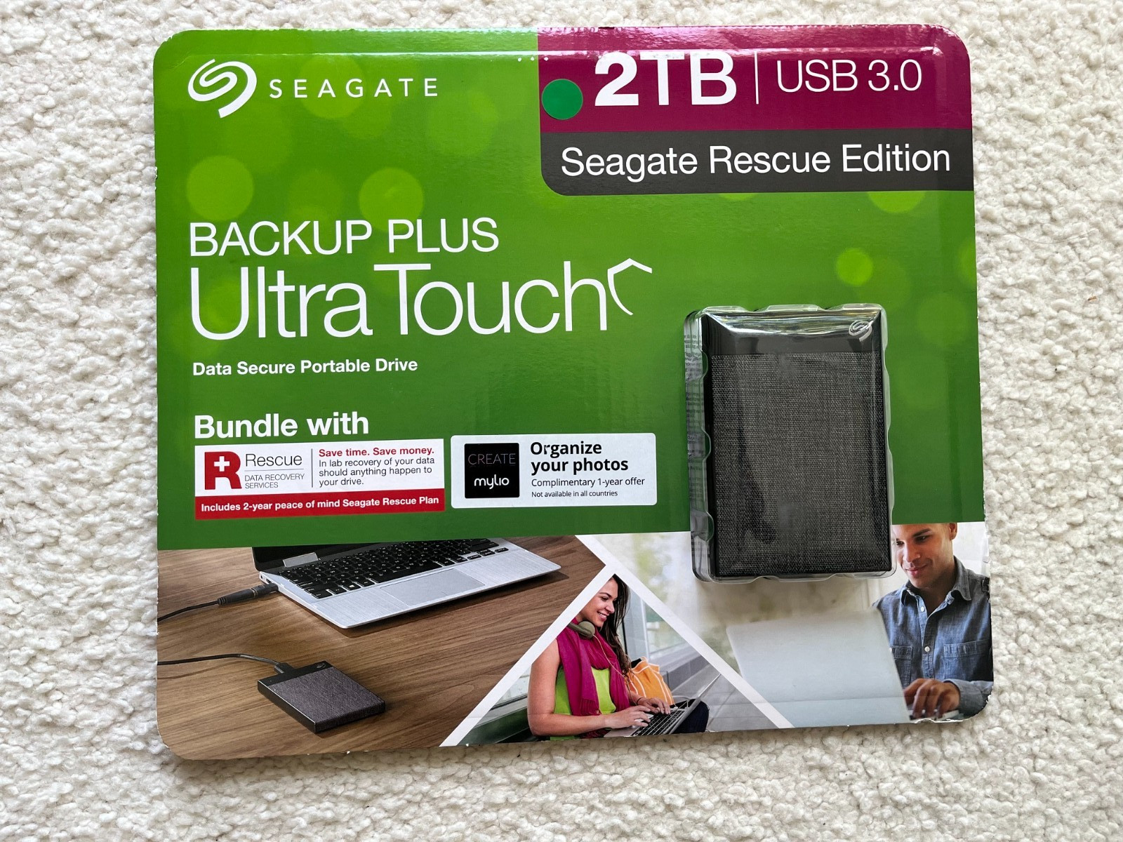 Seagate Backup Plus Ultra Touch Portable Hard Drive 2TB
