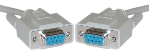 Lot10 6ft DB9pin Female~F Null Modem Cross/Nul wired,Serial RS232cable/Cord/Wire