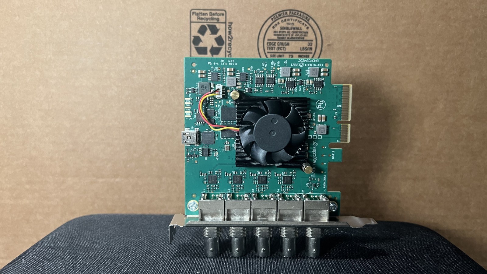 Blackmagic Design Decklink Duo 2 - Quad Input HD SDI Video Capture Card TESTED