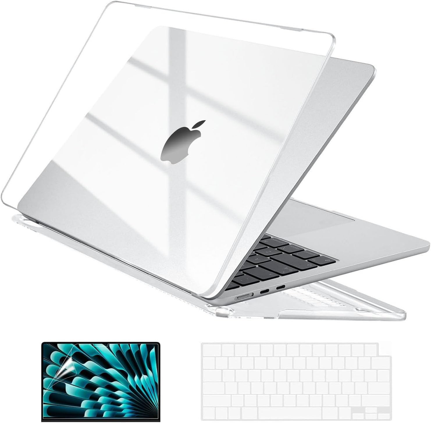 Eoocoo Case Compatible with Macbook Air 15 Inch M5 2026 2025-2023 Release M4 M3