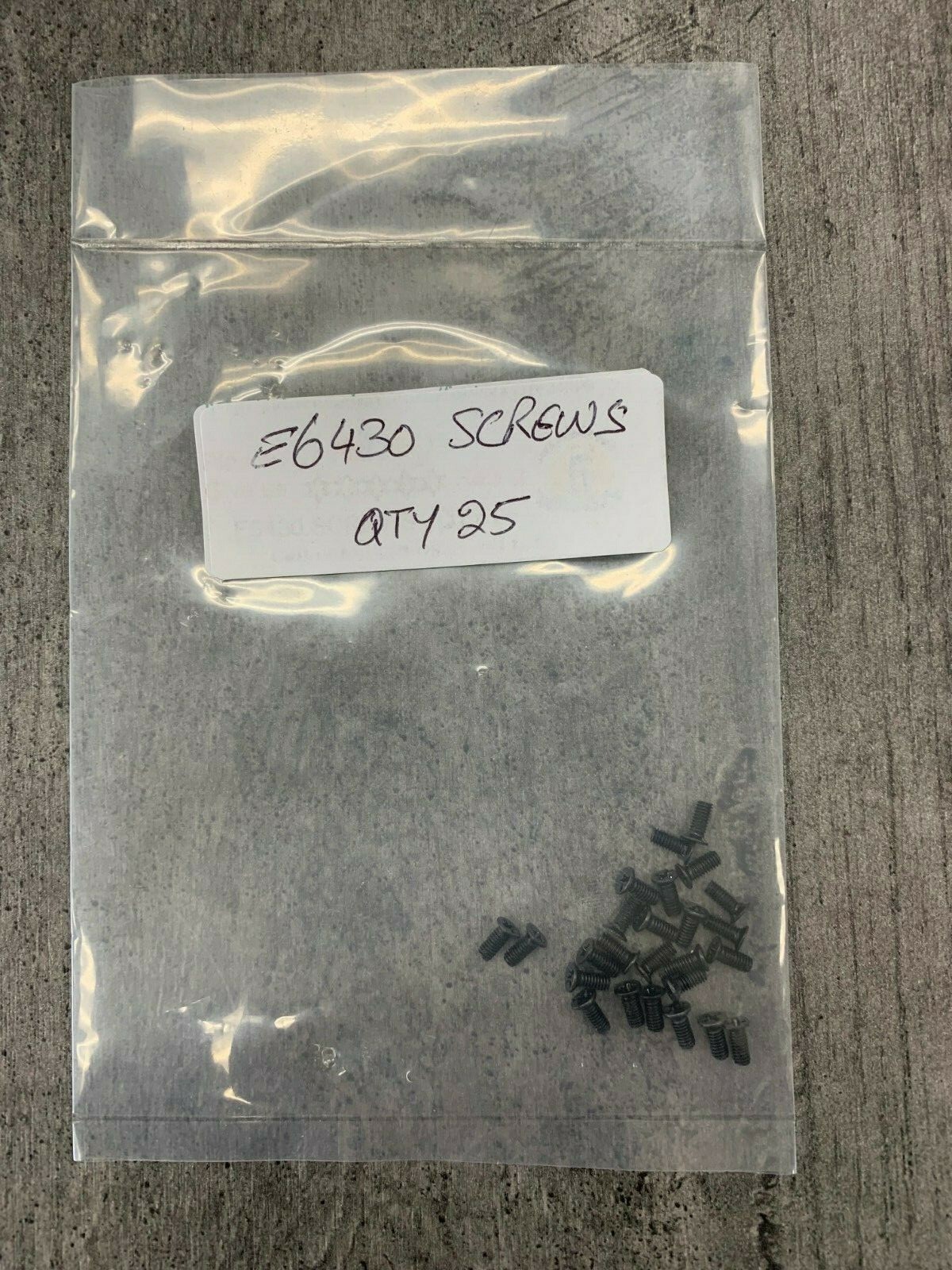 NEW DELL LATITUDE E6430 BOTTOM SCREW LOT OF 25 SCREWS M2.5 x 5