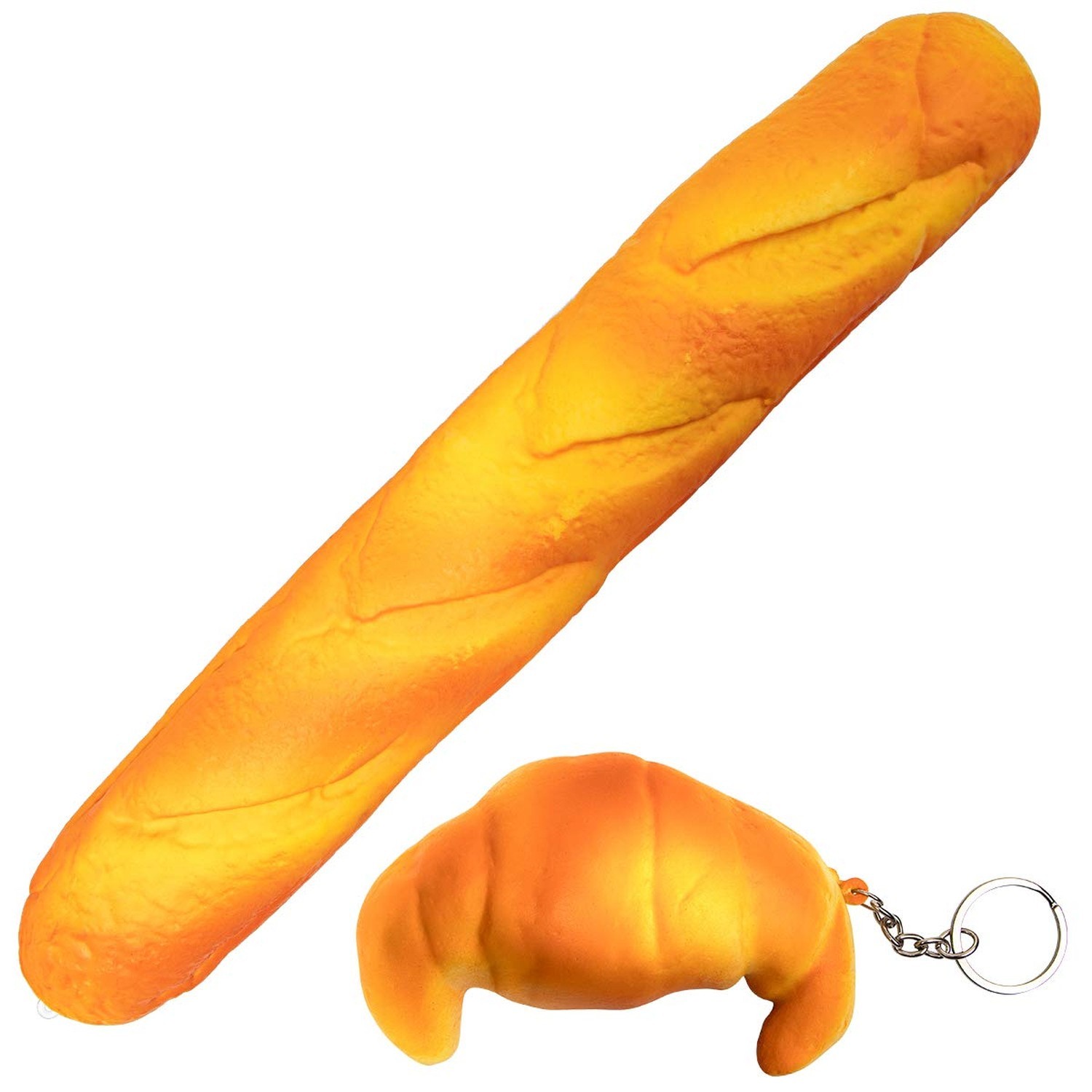 Soft Toast Bread Baguette Shape Anti-Skid Keyboard Wrist Rest Support & Mouse...