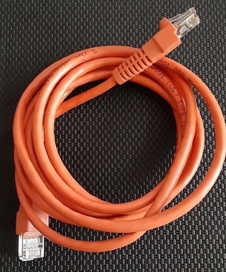 UTP Patch Cable, Cat 5 LL84201 CSA Type CMG FT4 Copartner, Orange 6 ft