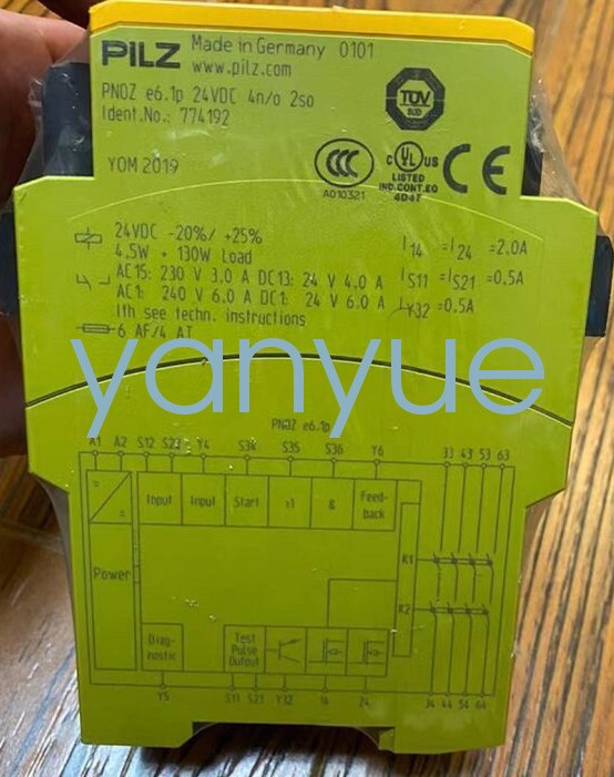 1PCS NEW PILZ 774192 PNOZ E6.1P Safety Relay  FedEx or DHL