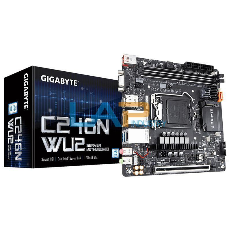 1PCS New For Gigabyte C246N-WU2 mini itx server motherboard