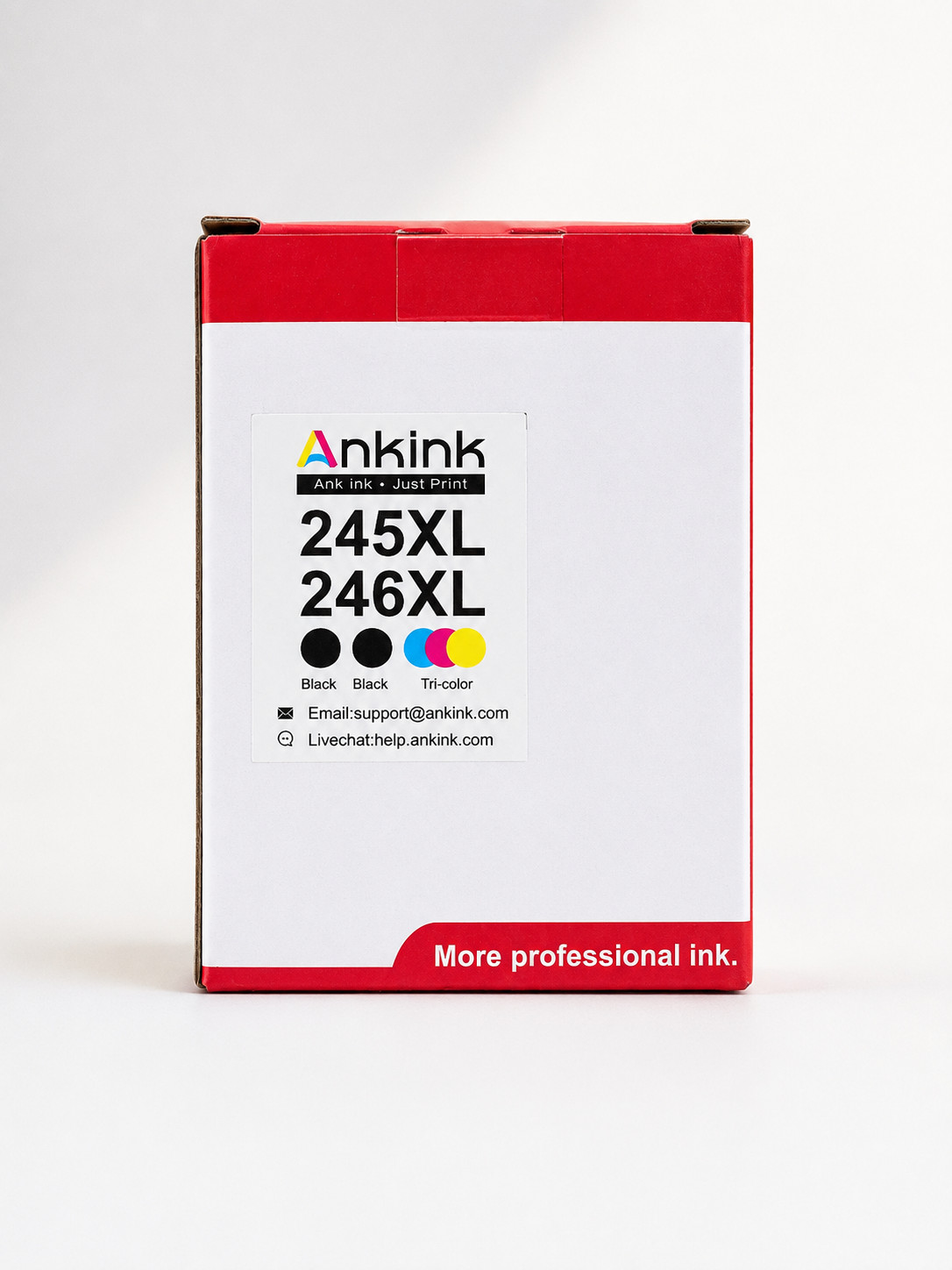 Ankink 245XL 246XL 3-Pack Compatible Ink Cartridge Replacement for Canon PG 245 