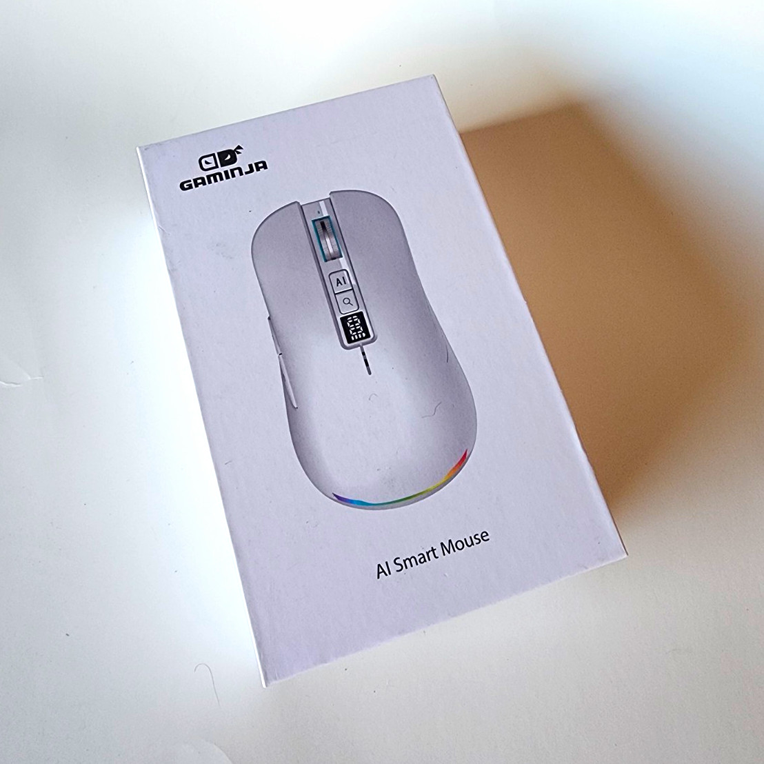Gaminja AI Smart Mouse Wireless Optical Voice Search/Translate/Type USB Black