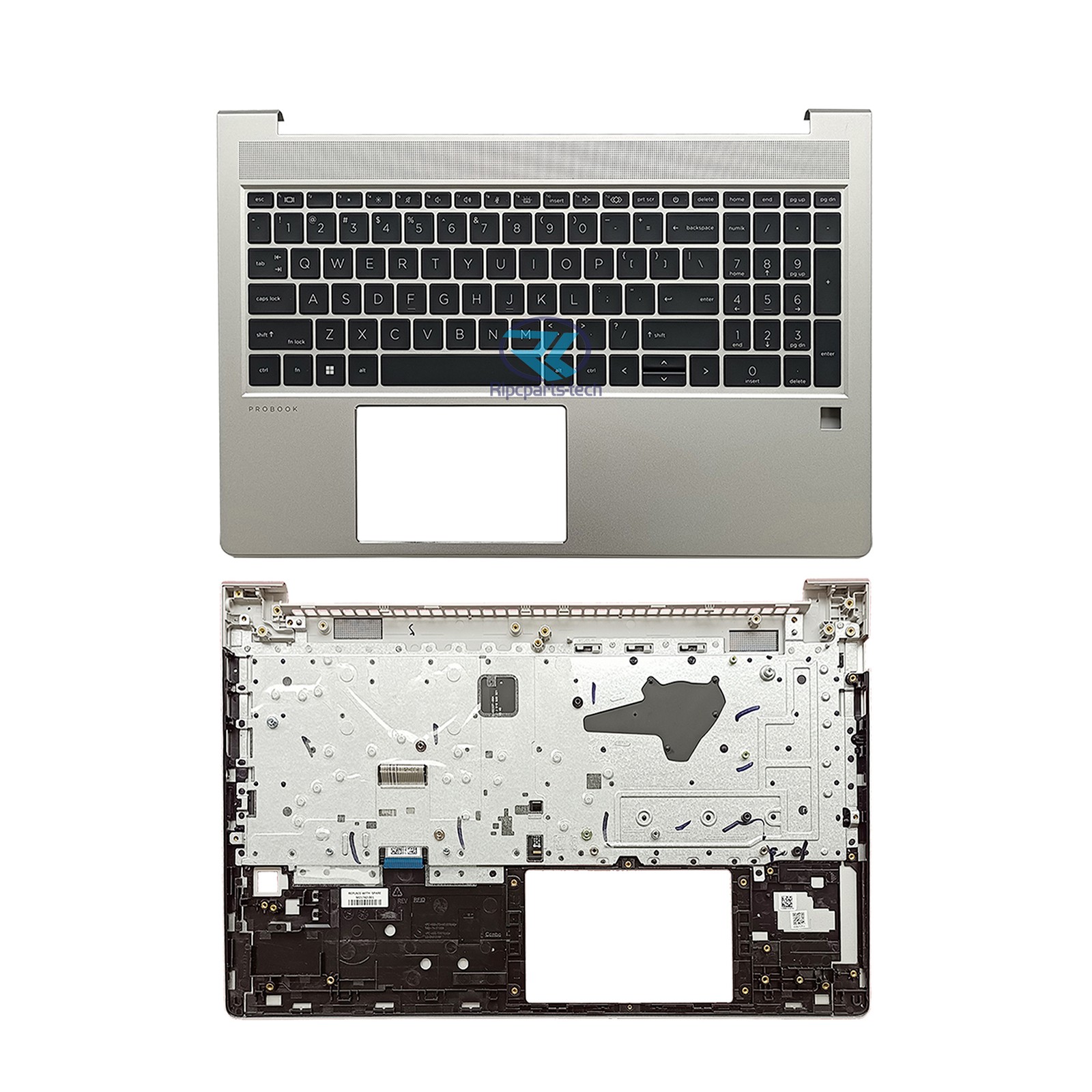 For HP Probook 450 G8 455 G8 Palmrest Case w/ Backlit US Keyboard M21742-001 US