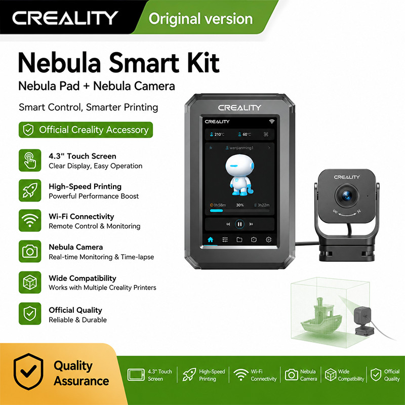 Creality Nebula Pad 4.3 Inch Touch Scree +Nebula Camera with High-Speed Printing