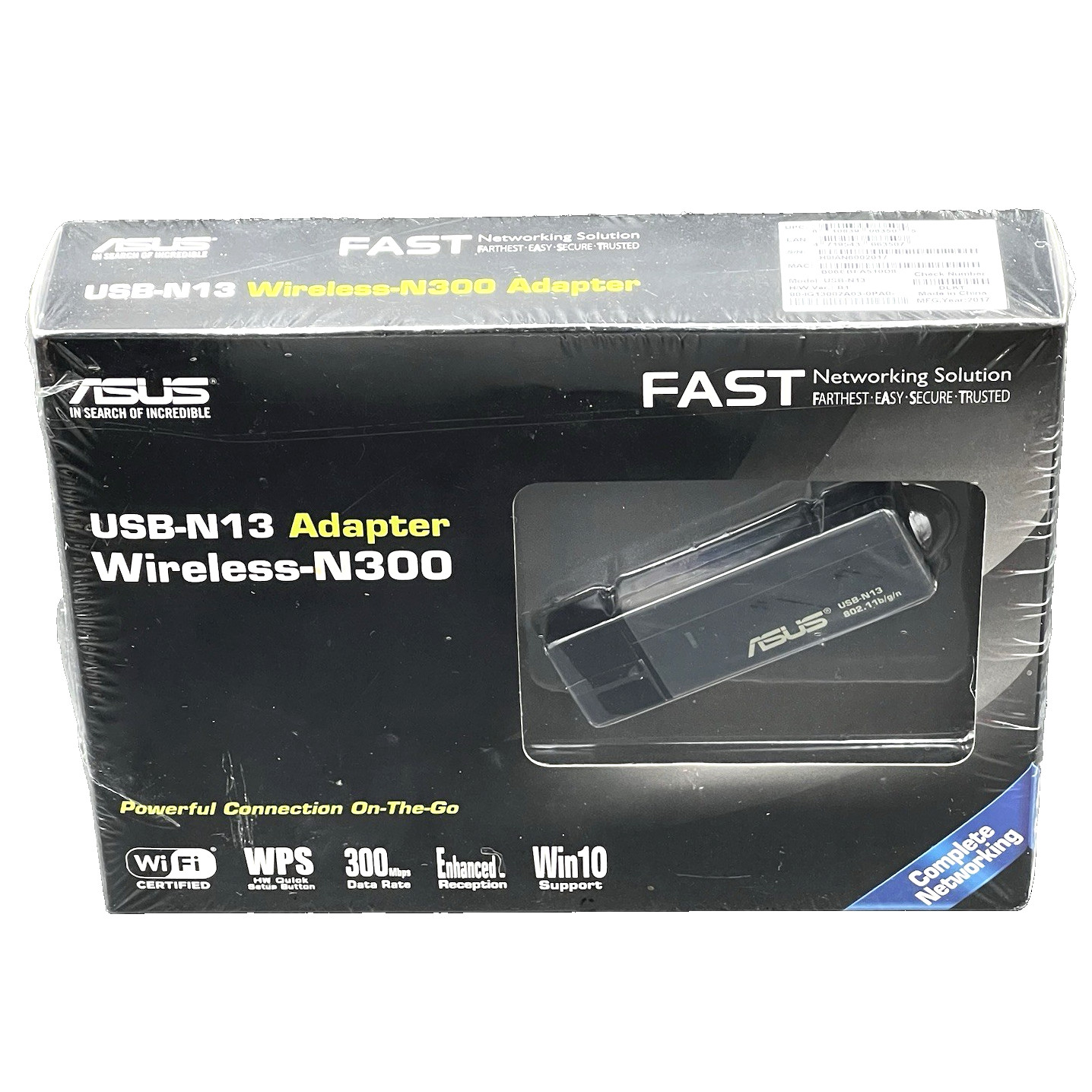New ASUS USB-N13 Wireless-N300 WiFi USB Adapter Dongle Sealed 300Mbps