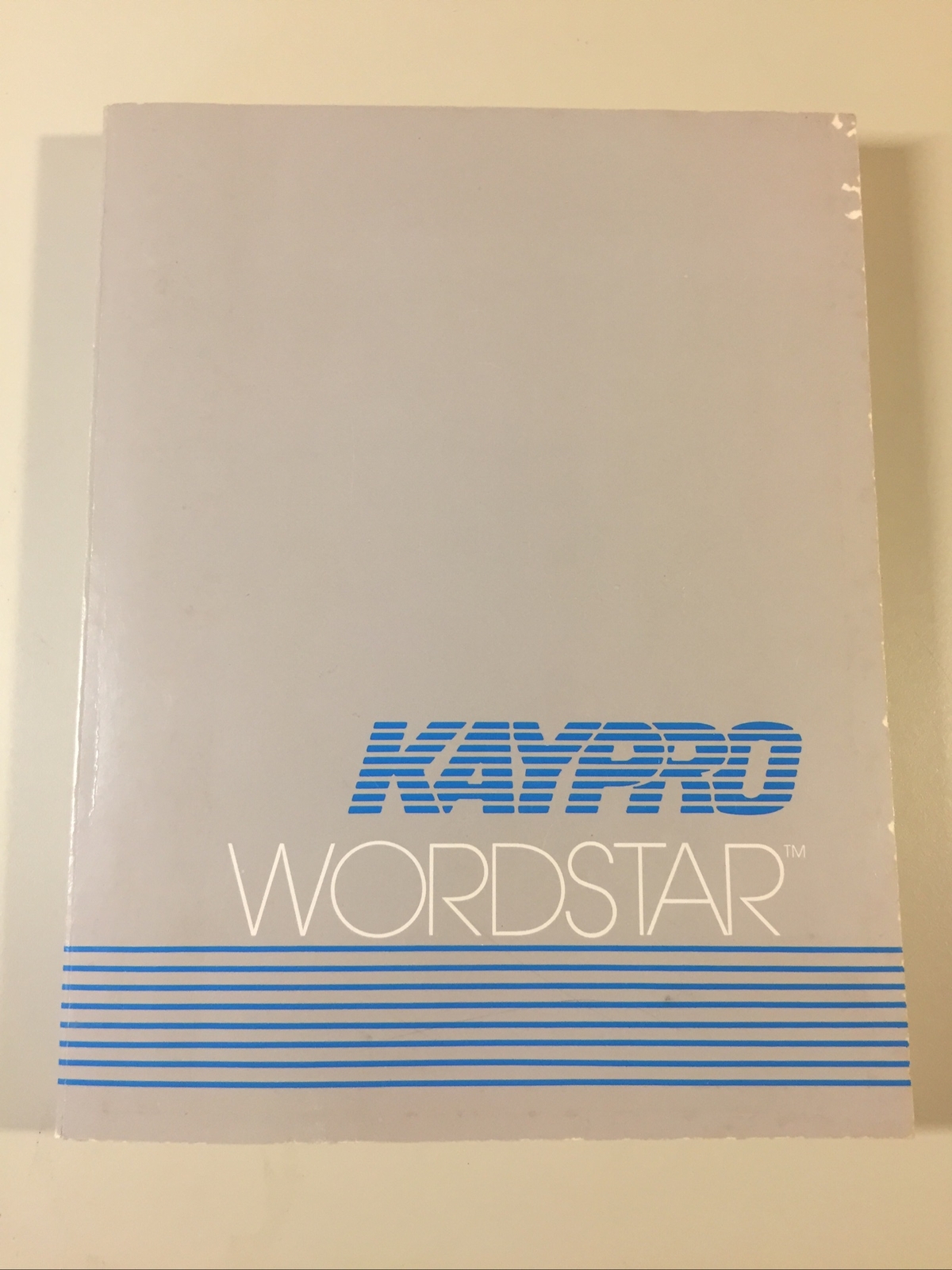 Vintage 1983 KAYPRO WORDSTAR Software Manual (NO DISK)