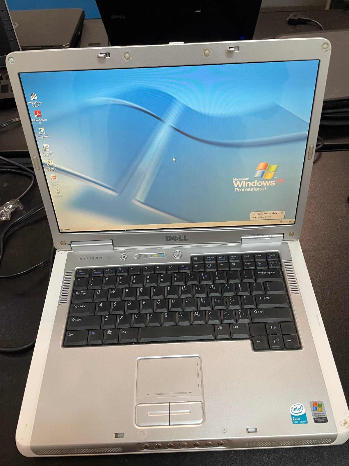 Dell Inspiron E1505 14" Laptop Core Duo 1.6GHz 2GB RAM 120GB SSD Wifi Win XP HD