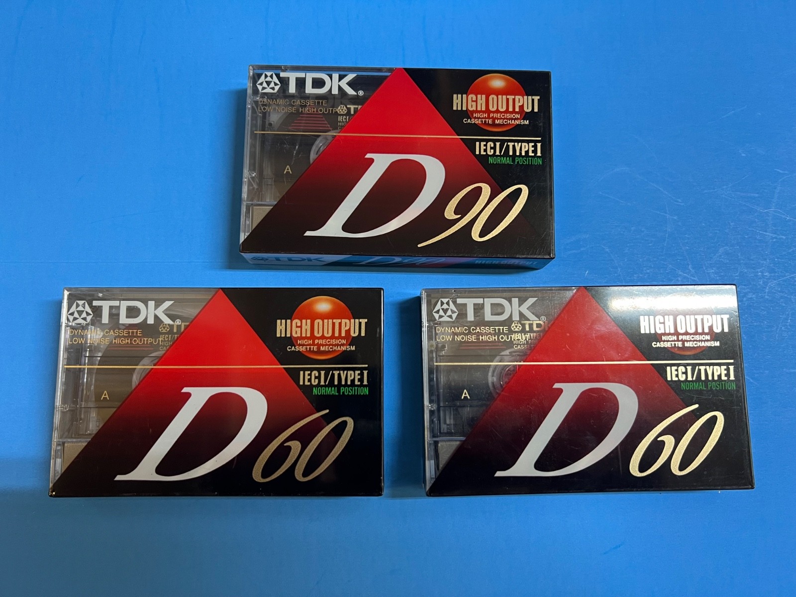 TDK D60 High Output Cassette Tapes New / Lot of 3
