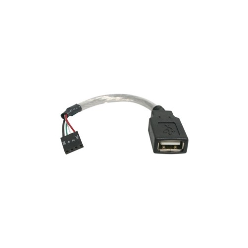 Startech USBMBADAPT 6IN USB HEADER ADAPTER CABLE USB 2.0 MOTHERBOARD HEADER CORD