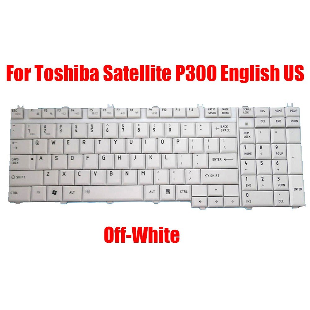 New English US For Toshiba Satellite P200 P300 L500 L500D L505D A500 Keyboard