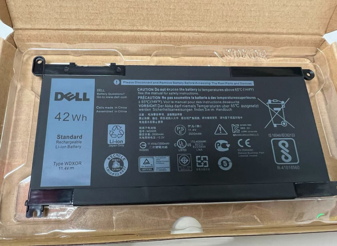 Genuine WDX0R WDXOR for Dell Inspiron Battery 15 5567 5568 13 5368 7368 42Wh NEW