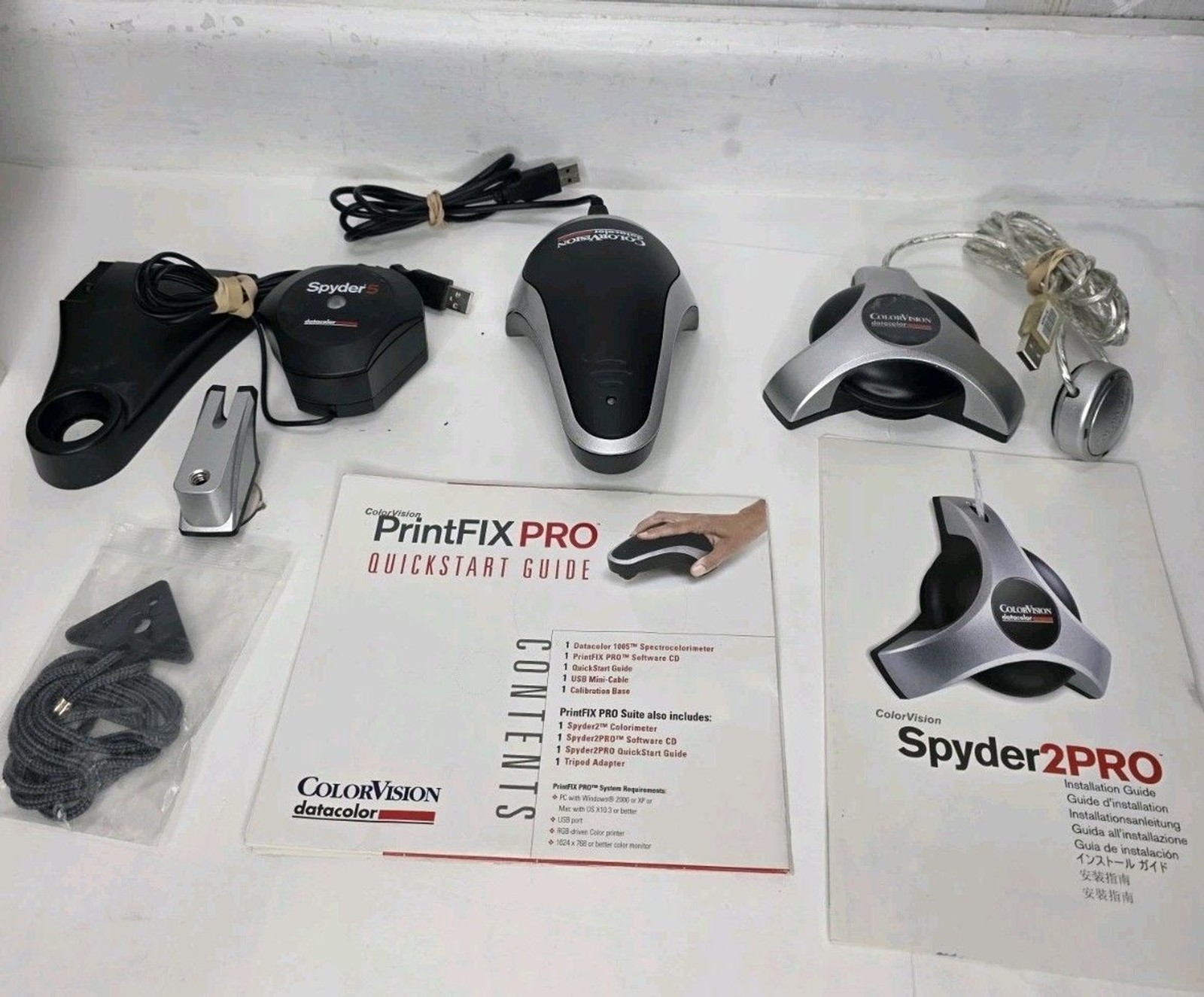 ColorVision USB Datacolor 1005 Spectrocolorimeter  p/n 1200-1533