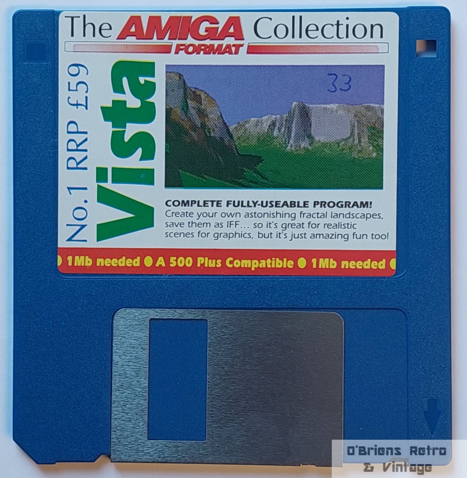 The Amiga Format Collection - Vista - Complete Fully-useable Program - Floppy