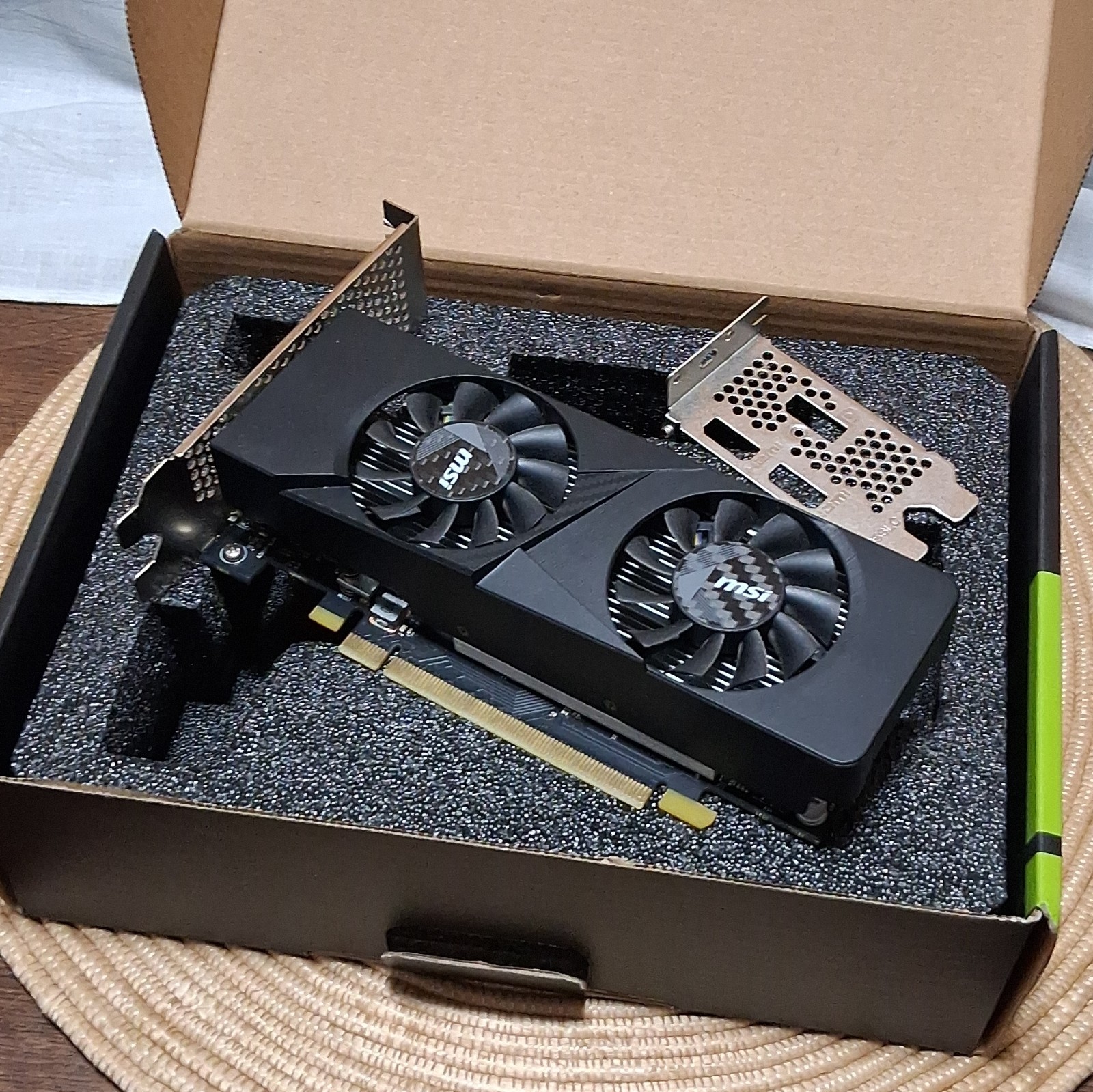 MSI NVIDIA GeForce RTX 3050 Low Profile 6GB GDDR6 OC, HDMI/DP