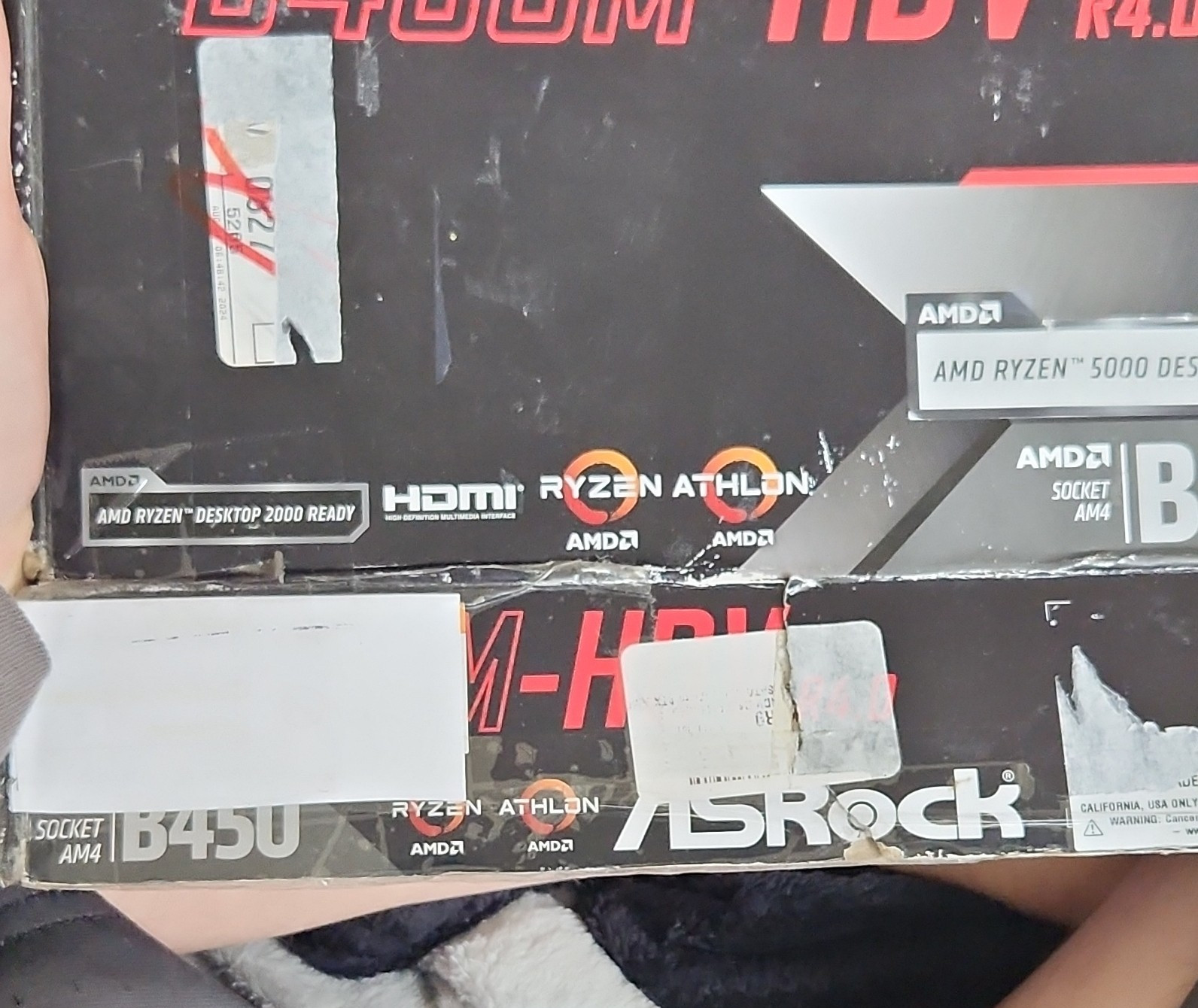 ASRock B450M-HDV R4.0 MicroATX AMD Socket AM4 DDR4 SDRAM Motherboard