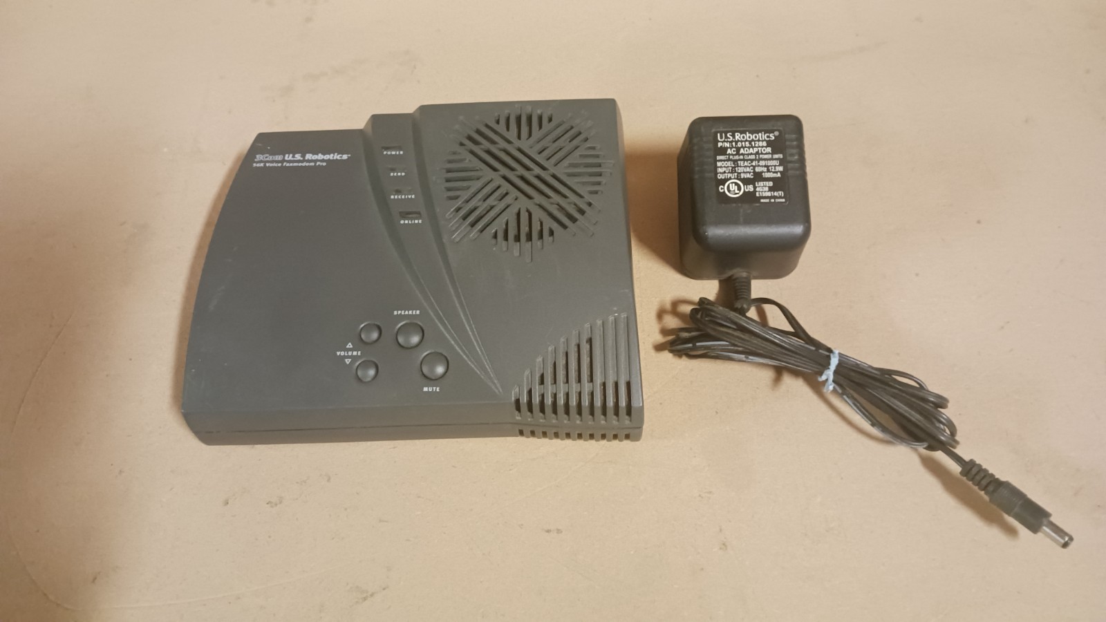 3com U.S. Robotics 56K Voice Faxmodem Pro Model No. 0525