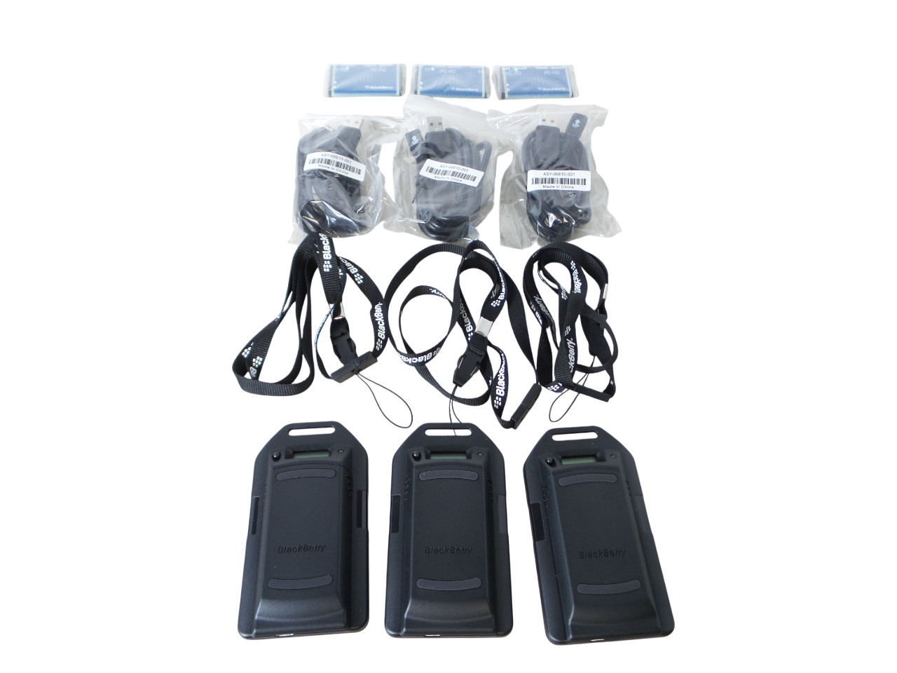 Lot of 3 BlackBerry Smart Card Reader RBB10BW - 