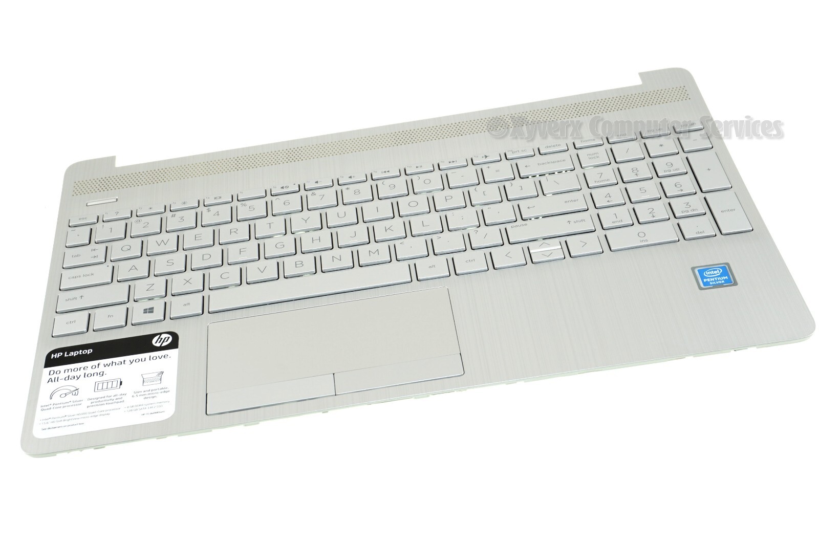 L52023-001 AP2H8000511 GENUINE HP TOP COVER W KEYBOARD 15-DW0081WM (A) (FC21)