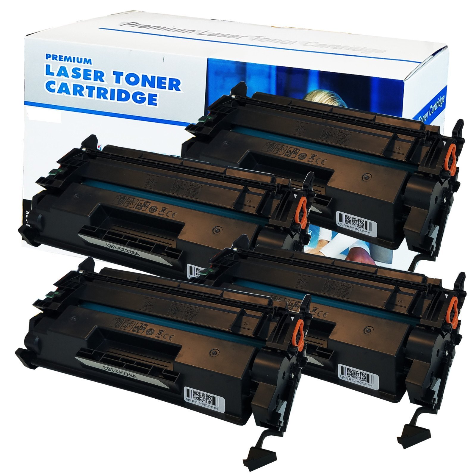 4PK CF226A 26A Compatible Toner Cartridge for use LaserJet Pro M402 MFP M426
