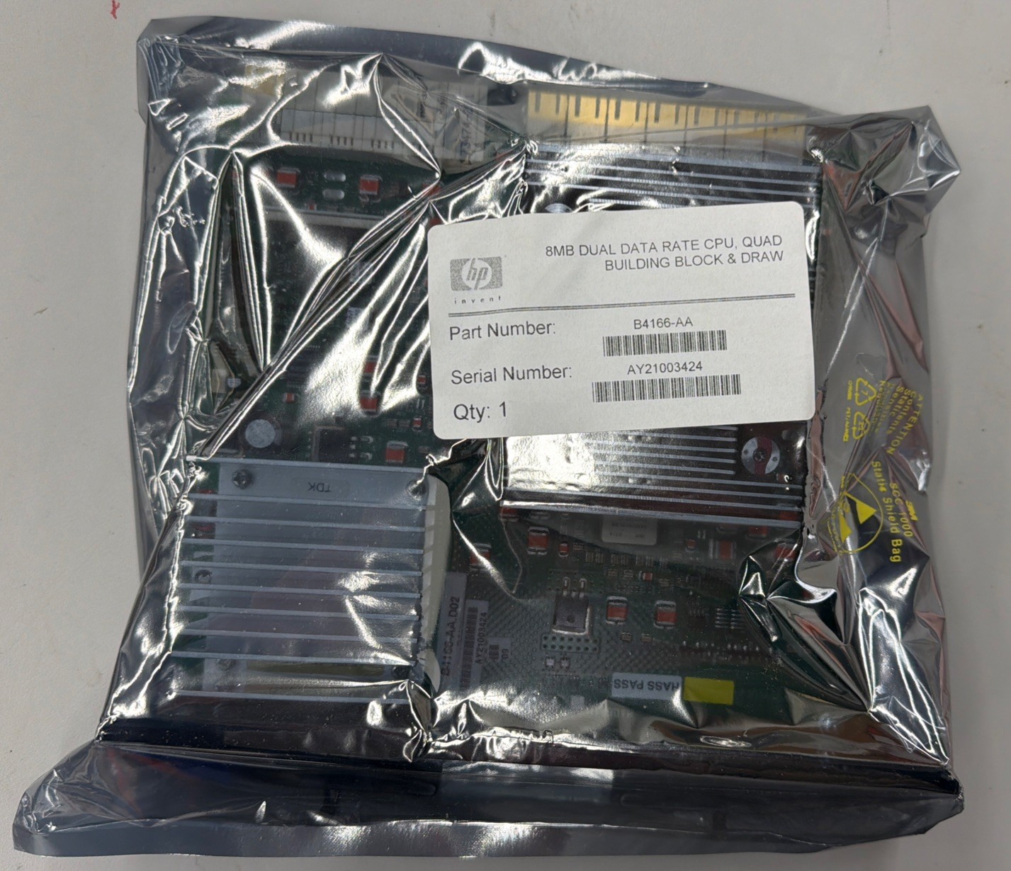 HP Compaq DEC AlphaServer CENTRAL PROCESSOR B4166-AA NEW