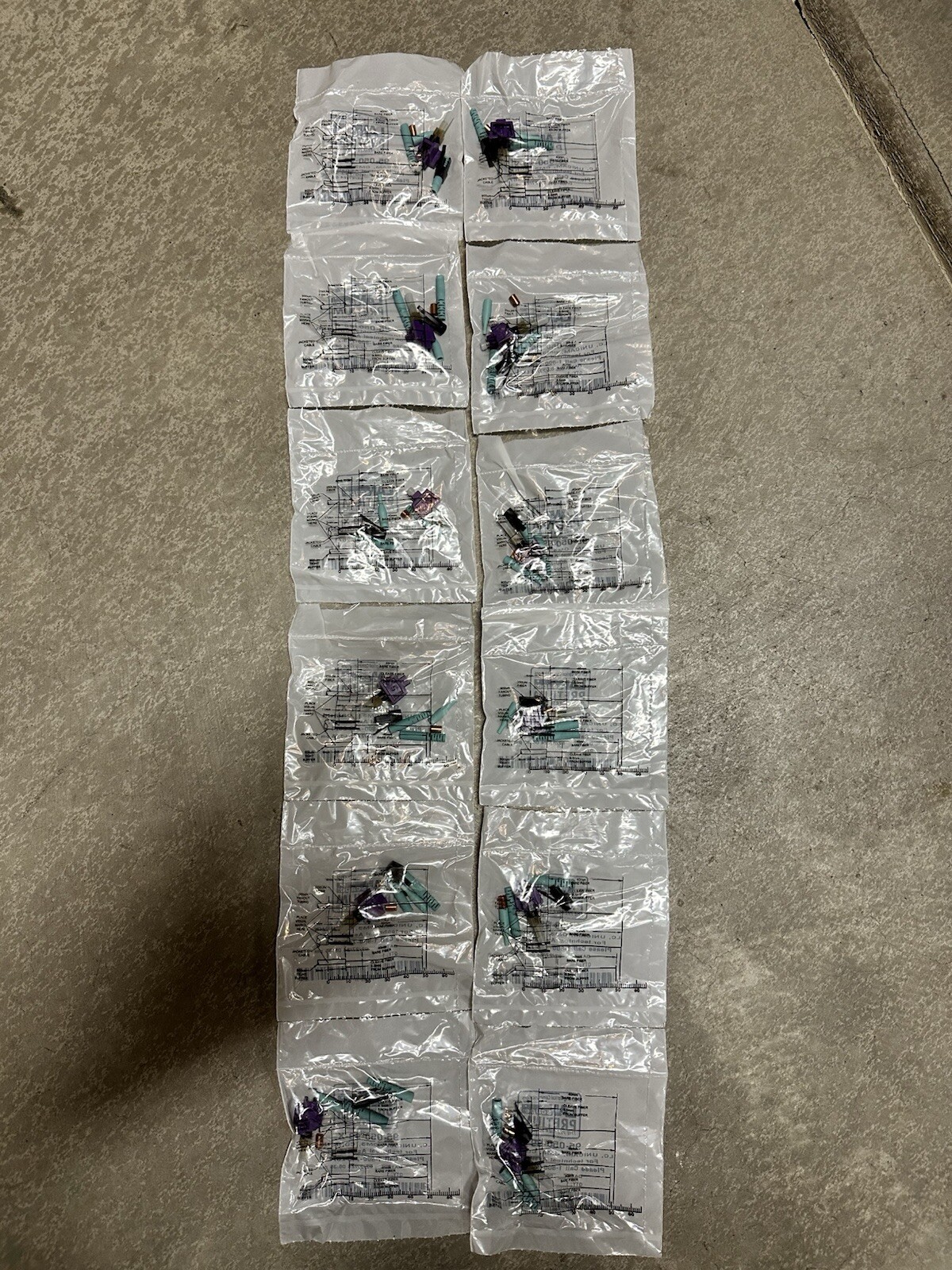 95-050-99-X Corning UniCam LC Male, Multimode 50/125, OM3/OM4, Quanity 12