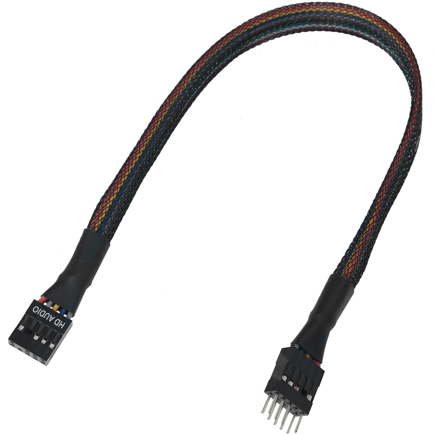 Computer Motherboard Front Audio Extension Cable - Male to Female Connection