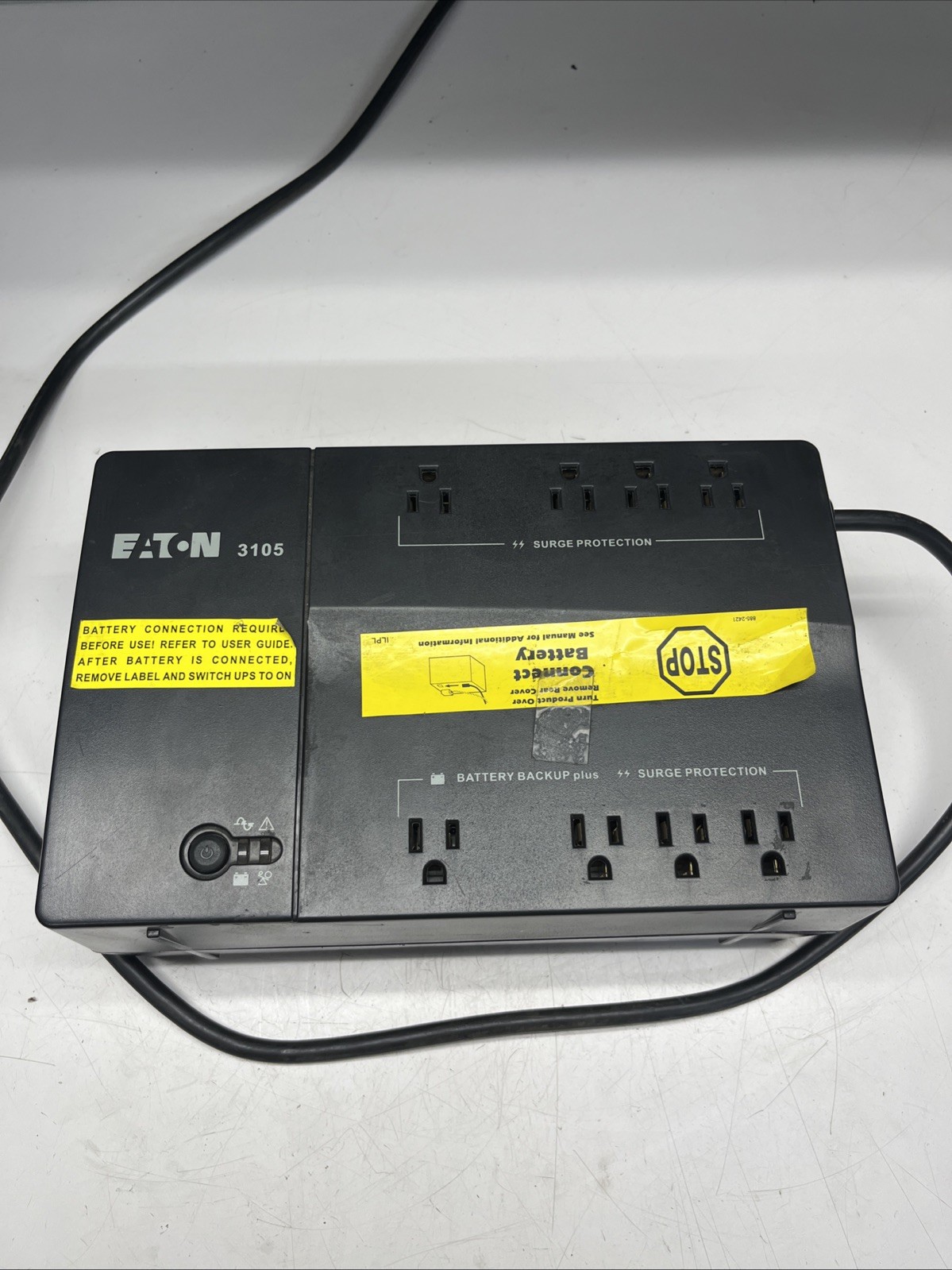 EATON 3105 Battery Backup and Surge Protection  PW3105 500  120V 10A