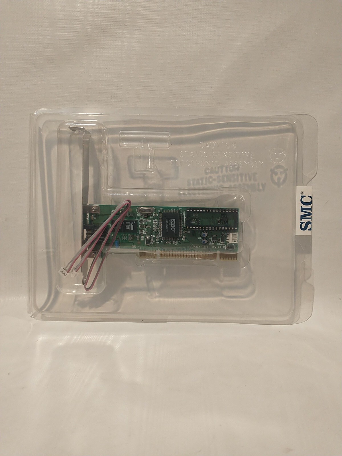 SMC Fast Ethernet Network Adapter T113635436 SMC1255TX-50 243127-414 REV 01/ Cab