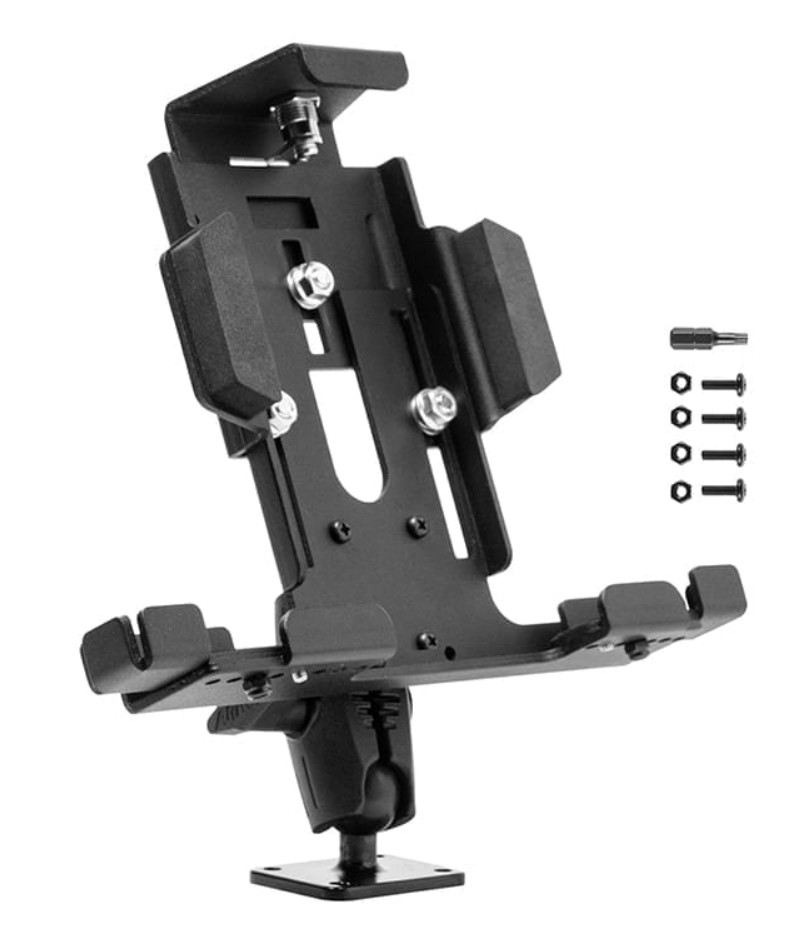Universal Locking Mount with Pedestal for 7-10 inch Tablets | Arkon TAB4METKL