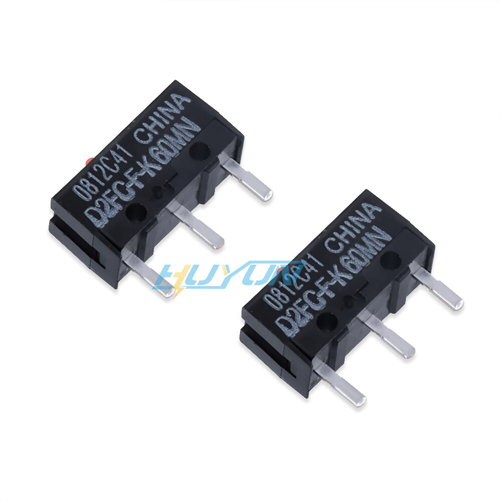 2Pcs Omron D2FC-F-K 60M Orange Mouse Micro Button-Switche with 60 Million Clicks