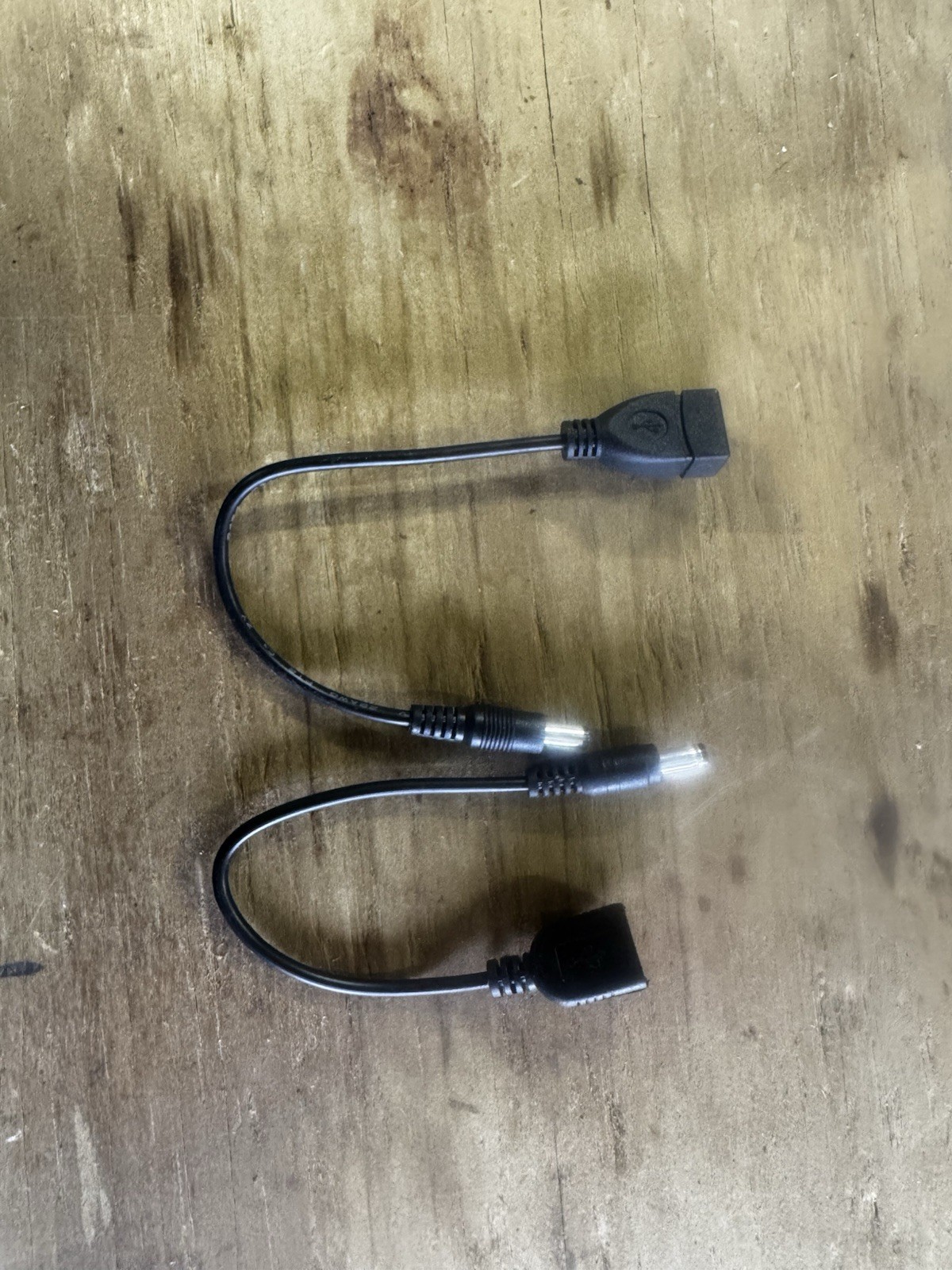 ((Qty Of 2) DC 5.5x2.1 To USB A Plug
