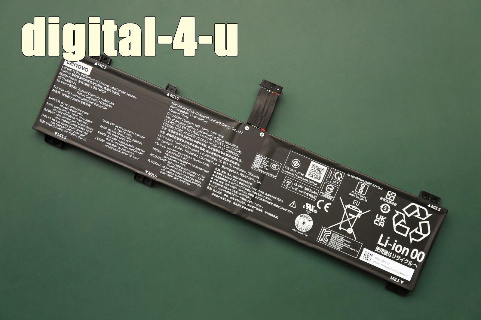 Genuine L22B4PC0 L22C4PC0 L22M4PC0 Battery for Lenov Legion Y9000P R9000P 2023