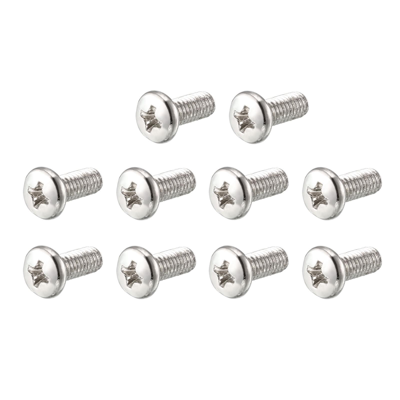20 Pcs TV Computer LCD Monitor Stand Bracket Mounted Phillips Head Screw M4x10mm